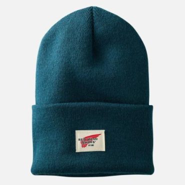 Red Wing Shoes Hats | Logo Knit Beanie Hat Majolicablue – Accessories
