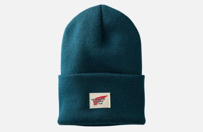 Red Wing Shoes Hats | Logo Knit Beanie Hat Majolicablue – Accessories