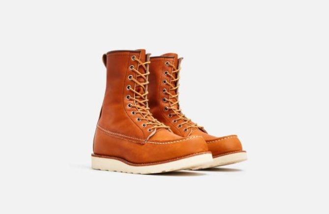 Red Wing Shoes Classic Moc | 8-inch Classic Moc Brown – Heritage - Image 3