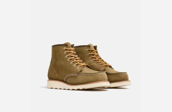 Red Wing Shoes Classic Moc | 6-inch Classic Moc Olive – Heritage - Image 3