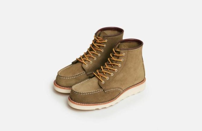 Red Wing Shoes Classic Moc | 6-inch Classic Moc Olive – Heritage - Image 7