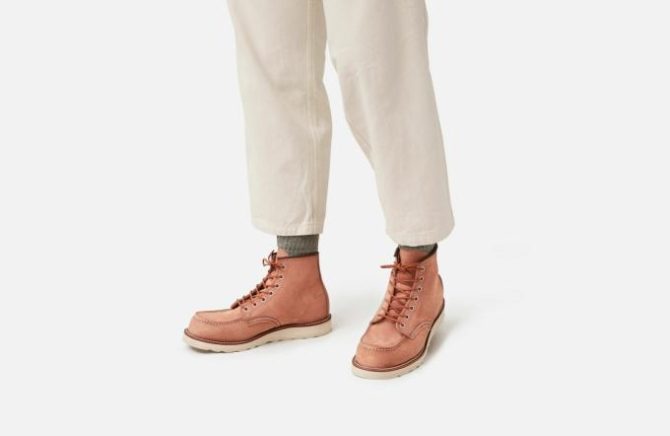 Red Wing Shoes Classic Moc | Classic Moc Dustyrose – Heritage - Image 2