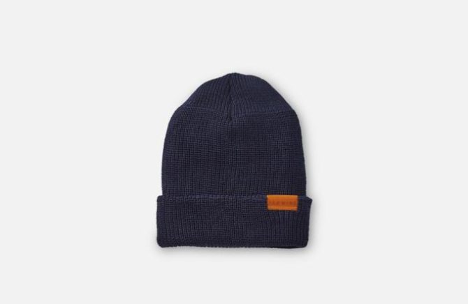 Red Wing Shoes Hats | Merino Wool Knit Beanie Hat Navy – Accessories