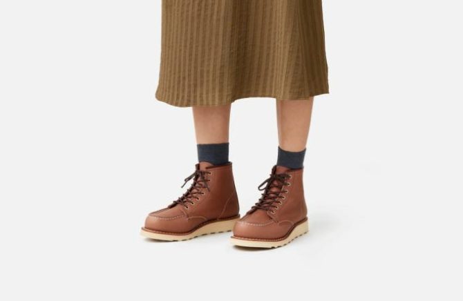 Red Wing Shoes Classic Moc | 6-Inch Classic Moc Mocha – Heritage - Image 2