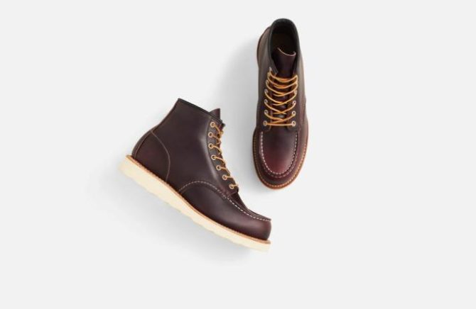 Red Wing Shoes Classic Moc | Classic Moc Blackcherry – Heritage - Image 8