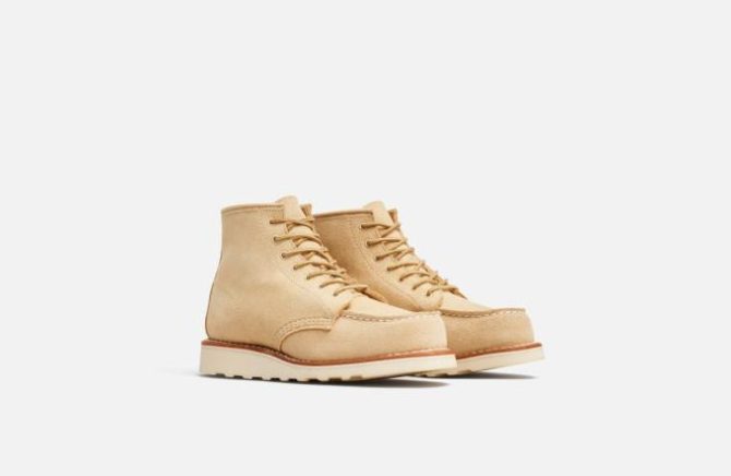 Red Wing Shoes Classic Moc | 6-Inch Classic Moc Cream – Heritage - Image 3