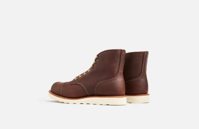 Red Wing Shoes Iron Ranger | Iron Ranger Traction Tred Amber – Heritage - Image 4