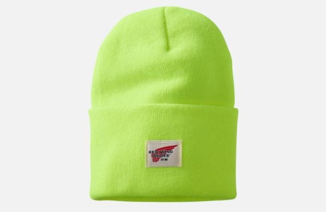Red Wing Shoes Hats | Logo Knit Beanie Hat Safetyyellow – Accessories