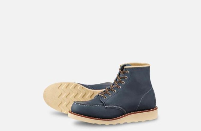 Red Wing Shoes Classic Moc | 6-Inch Classic Moc Indigo – Heritage