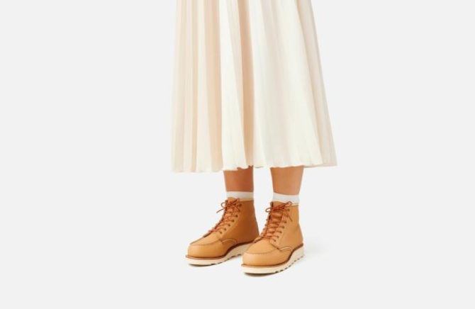 Red Wing Shoes Classic Moc | 6-Inch Classic Moc Tan – Heritage - Image 2