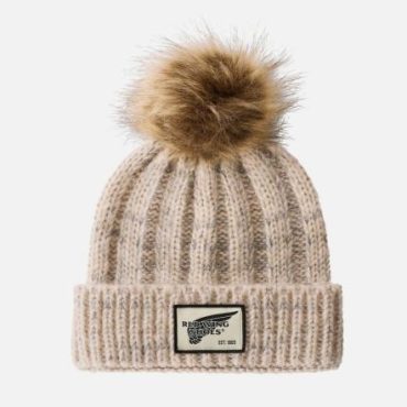 Red Wing Shoes Hats | Pom Beanie Hat Cream – Accessories