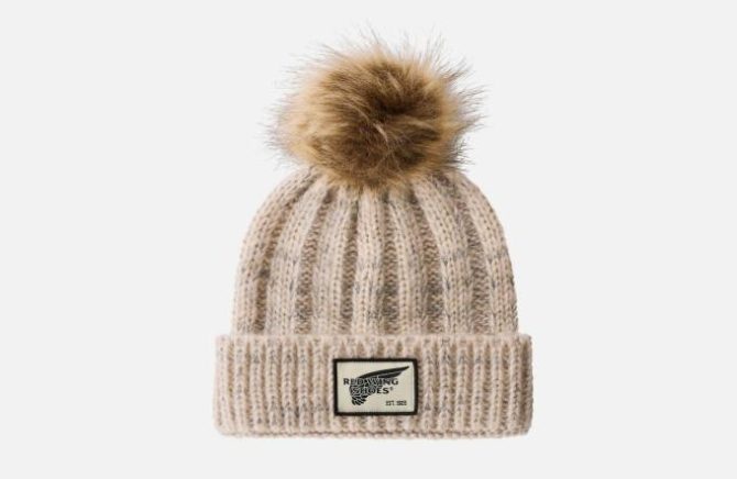 Red Wing Shoes Hats | Pom Beanie Hat Cream – Accessories