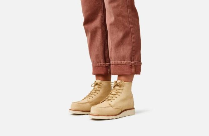 Red Wing Shoes Classic Moc | 6-Inch Classic Moc Cream – Heritage - Image 2